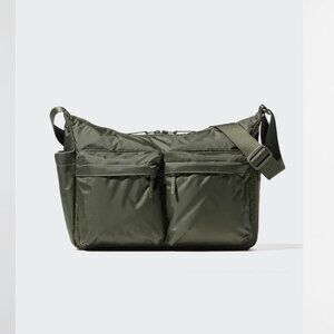 Uniqlo Multi Pocket Shoulder Bag – Olive